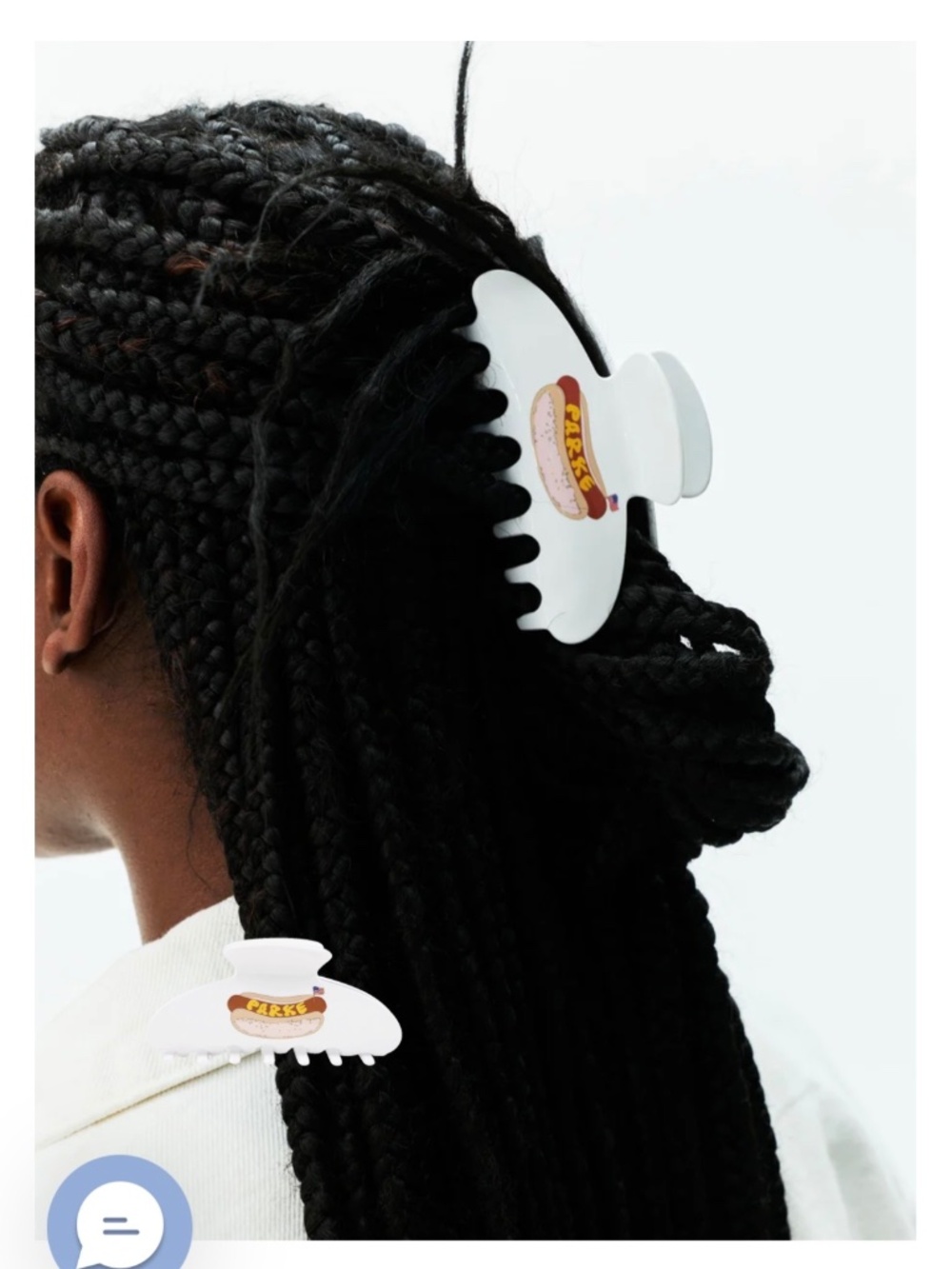 Parke hot dog hair clip